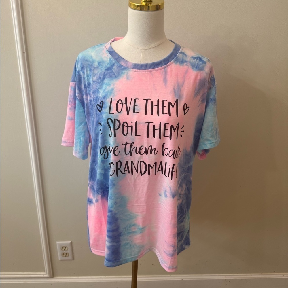 Grandma T-Shirt Tie Dye - Picture 2 of 5